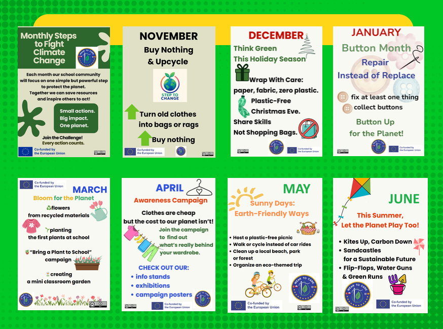 „Monthly Steps to Fight Climate Change”
